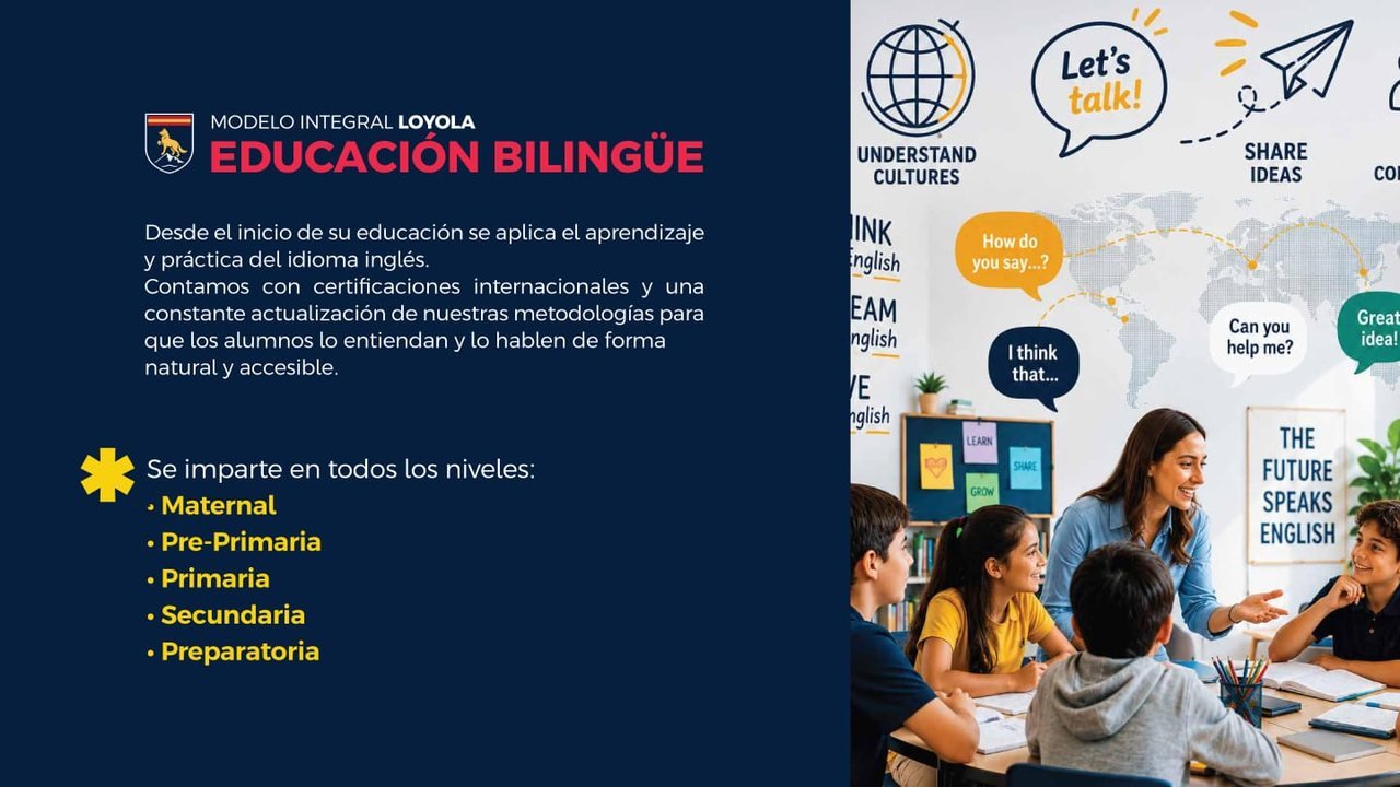 Educación bilingüe con certificaciones internacionales